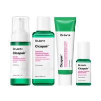 Dr.Jart+ Cicapair Soothing Routine Set Cleanser 150ml, Treatment 150ml, Serum 50ml, Cream 30ml Sensitive Skin Calming Care