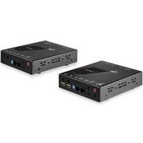 StarTech.com HDMI KVM Extender over IP Network – 4K 30Hz HDMI 2.0 and USB over IP LAN or Cat5e/Cat6 Ethernet Cable (100m/330ft) – Remote KVM Switch/Console Transmitter/Receiver Extender Kit