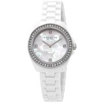 COACH Preston Quartz Mother of Pearl Dial Ladies Watch balta