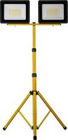 Schmith LED prožektorius 2x100W plonas su geltonu stovu