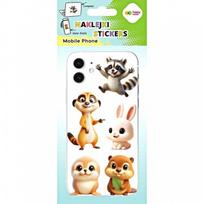 Lipdukai HAPPY COLOR mobiliam telefonui - Cute Animals, 90x205 mm