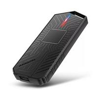 AXAGON EEM2-GAM M.2-NVMe/SATA Enclosure, USB-C 3.1, 10Gbps – Aluminium, black