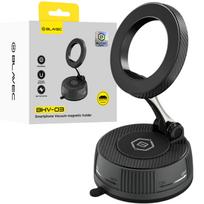 Blavec automobilinis laikiklis BHV-03 magnetinis vakuuminis su geliu tvirtinimui prie priekinio stiklo / prietaisų skydelio (BHV03-PMB) juodos spalvos