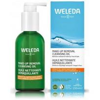 Weleda Make-Up Removal Cleansing Oil valomasis makiažo aliejus sausai ir jautriai veido odai - 150 ml.