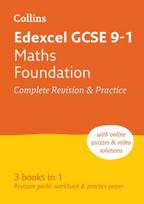 Edexcel GCSE 9-1 Maths Foundation All-in-One Complete Revision and Practice, Ideal for the 2026 and 2027 Exams