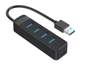 Orico TWU3 USB to 4x USB 3.0 Hub Adapter (black)