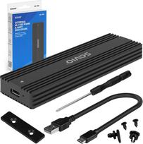 Savio AK-84 storage drive enclosure SSD enclosure Black M.2