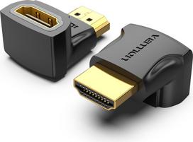 Vention HDMI 90 Degree Male to Female Adapter Black