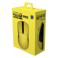 Pulsar 2 PRO belaidė žaidimų pelė Yellow