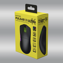 Pulsar 3 ULTRA 8K+4K belaidė žaidimų pelė Black