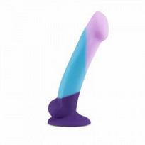 Avant - silikono dildo su siurbimo puodeliu - purpurinė migla