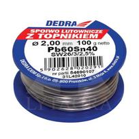 Lydmetalis su fliusu 2mm 100g  Dedra 31L42010