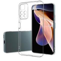 iLike Xiaomi Redmi 11 Pro / Note 11 Pro 5G silikoninis dėklas itin plonas, 0,3 mm, skaidrus