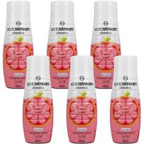 6x "SodaStream Pink Grejpfruit Zero" sirupas 440ml