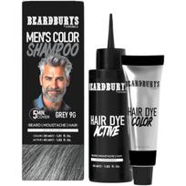 Beardburys Color Shampoo 9G Grey pilkos spalvos laikinas plaukų tonavimo šampūnas