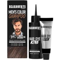 Beardburys Color Shampoo 3N Dark Brown tamsiai rudos spalvos laikinas plaukų tonavimo šampūnas