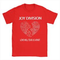 Men Women Joy Division Love will tear us apart  T Shirt  100% Cotton Clothes Funny Short Sleeve Round Neck Tee Shirt S