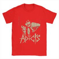 Joker in the Pack Adicts Muzika Punk Marškinėliai Vyriški Humoriški Medvilniniai T-shirtai Apvalia Kaklo Trumpomis Rankovėmis Marškinėliai Dideli Dydžiai Viršutiniai Drabužiai S
