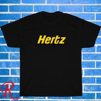 Nauja!  Hertz Automobilių Nuomos Logotipas Juoda  Pilka  Tamsiai Mėlyna  Balta Dydis S-5XL Unisex Marškinėliai L