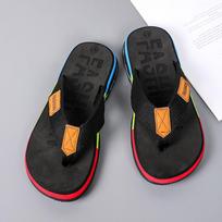 TEMU Men's Flip-Flops and Slippers with Fast Delivery 39 tamsiai ruda spalva