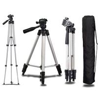 Universalus trikojis Stovas Aliuminio Kameros Trikojo Stovas Laikiklis tvirtinimas Canon Nikon Sony DSLR Kamerai Vaizdo įrašymo kamerai juoda