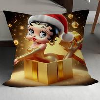 Mielos B-Betty Boop Pagalvės Užvalkalai Animacinis Sofa Dekoratyviniai Namų Dvipusis Spausdinimas Trumpas Pliušas Mielas Pagalvės Užvalkalas 12x12Inch