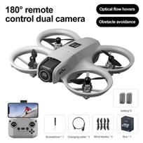 Mini dronas - BYTELIKE - Dviguba 4K kamera - Kliūčių vengimas - Autonomija 6 min - Šviesiai pilkas pilka
