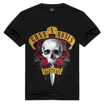 Guns N' Roses Men/Women T Shirt Fashion Guns N Roses Tshirts Summer Tops Tees GnR Rock T-shirt Men Loose T-shirts Plus Size S