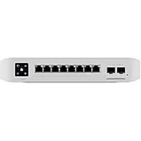 Ubiquiti USW-Pro-8-PoE-EU An 8-port, Layer 3 switch with PoE+ and PoE++ output. Can power devices with up to 120W, with a power consumption of 30W (Excluding PoE output) USW-PRO-8-POE-EU