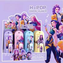 24 vnt. K-pop Raganų Medžiotojų Periferinis Raštinės Rinkinys Studentams Patinka Nereikia Drožti Nuolatinio Šerdies Aktyvumo Pieštukas 24pcs