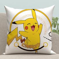 1pcs Cartoon Pokémon Pillow Case Kawaii Pikachu Pillowcase Room Decoration Pillowcase Sofa Cushion Cover Home Decoration 16x16Inch