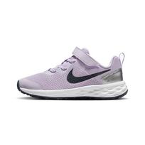 Nike Revolution 6 Patogūs Neslystantys Smūgius Sugeriantys Patvarūs Žemi Vaikų Bėgimo Bateliai Vaikų sportbačiai Violetiniai DD1095-500 34