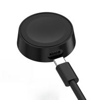 Belaidis laikrodžio įkroviklis Samsung Galaxy Watch 7/6/5/4/3/Active 2/1 Type C Greito įkrovimo dokas Maitinimo adapteris Laidas Stovas Stotelė juoda