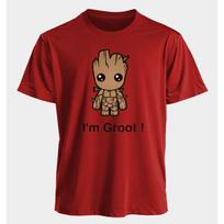 Men's and Women's T-shirts Groot Summer American Spring and Autumn Basic Loose Sporty Punk Oversized Short-sleeved S