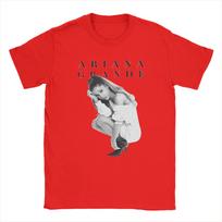 Ariana Grande Dainininkės Plakatas Vyriški Marškinėliai Šaunūs 100% Medvilniniai Marškinėliai Apvalia Kaklo Iškirpte Trumpomis Rankovėmis Marškinėliai Klasikiniai Drabužiai S
