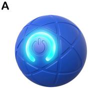 Smart Dog Toy Ball Automatic Rolling Ball Electronic Interactive Pet Toy Moving Ball Puppy Birthday Gift Cat Products mėlyna
