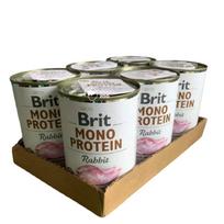 Brit Care Mono Protein Rabbit konservai šunims rinkinys, 6x400g