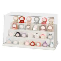 Dustproof Display Box Storage Cabinet Compact Design Versatile Use Figurines Showcase Transparent Organizer balta