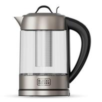 Black+Decker Kettle with Glass Tea Filter, 1.7L