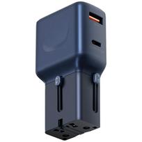 Energea TravelGo Network Charger Adapter 35 USB-A/USB-C 35W Blue