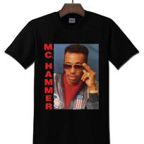 Mc Hammer American hip hop Black T-shirt S to 5XL PAS118 S juoda