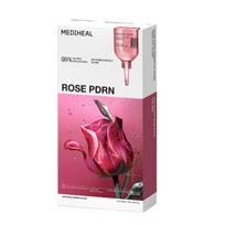 Mediheal Essential Rose PDRN kaukė 10 vnt. Regeneruojanti ir drėkinanti lakštinė kaukė pink