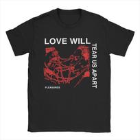 Novelty Love Will Tear Us Apart Lil Peep Joy Division  T-Shirt Men's 100%Cotton Short Sleeve  O-neck Summer Clothes S