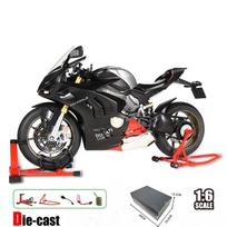 Purškiklis 1:6 Ducati V4S V4SP2 Lenktyninio Motociklo Modelis Lietas Lydinys Motociklo Žaislas Dovana Vaikinui Kolekcija Miniatiūrinis Automobilis juoda