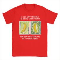 Balatro Gros Michel and Cavendish babana joker gamer T-Shirt Summer  T Shirts Pure Cotton Tshirt For Men's Short-Sleeve Tops S