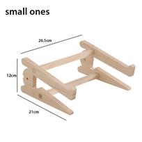 Solid Wood Laptop Stand Removable Vertical Bracket Cooling Base For Macbook Air Pro Accessories Convenient