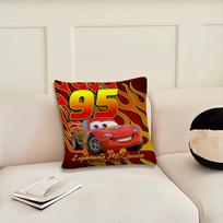 Cartoon C-Cars L-LightningES M-McQueenES 95 cushion cover Living Room Headboard Office Bedroom Cushion Sofa Nap Time Pillow Case 22x22Inch
