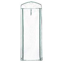 Skaidrus PVC šiltnamio pakaitinis dangtis su užtrauktuku durelėmis Optimalus saulės spindulių augalų augimo matomumas UV atsparus šiltnamis Four Layer