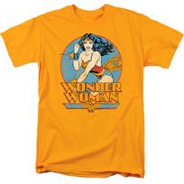 Dc Wonder Woman Vyriški marškinėliai Auksiniai Oficialiai licencijuoti M