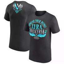 WWE Lyra Valkyria Juodi marškinėliai , Išskleisk savo sparnus XL